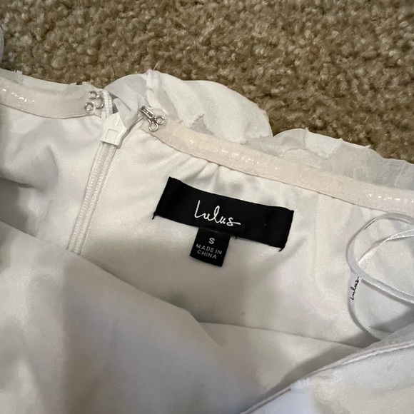 Lulu’s Strapless Ruffle Mini Dress - Picture 2 of 2